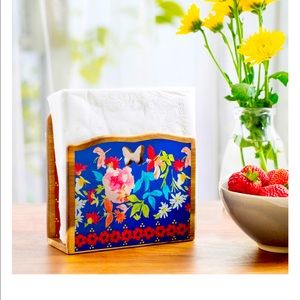 Pioneer Woman Floral Wood Napkin Holder